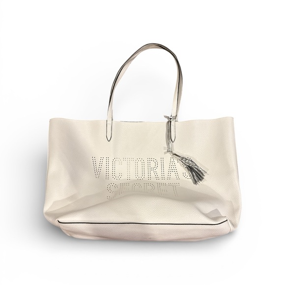 Victoria's Secret Handbags - Victoria's Secret White Tote Bag